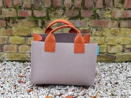 Kaminholzkorb -Filzkorb sand (3005 2H 5009)