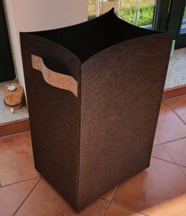 Wäschetonne  - Filzkorb anthrazit