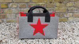 Einkaufstasche Filz Stern K 4002-H8002-S5019-Stern 5019