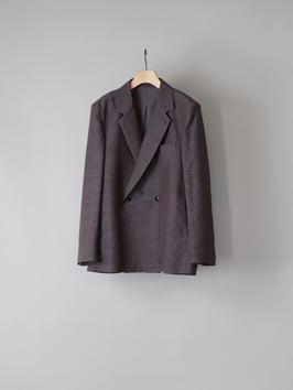 Silk linen BC Pleats jacket B (2E126-41B)