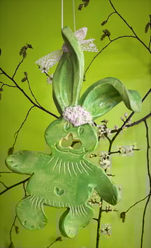 Schnuffel Keramik Hase zum Aufhängen Art. Nr.7