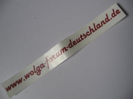 Aufkleber Wolga Forum 24cm x 2cm