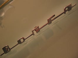 Wolga Schriftzug für Lautsprechergitter