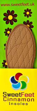 Handmade Organic Cinnamon Insoles