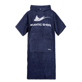 Atlantic Shore Basic Poncho Navy Blue