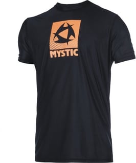 Mystic Star Quick Dry S/S Black Orange