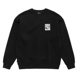 Mystic Fjord Crew Sweat Black