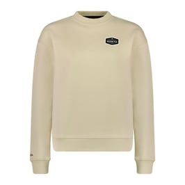 North Horizon Badge Crew Sweat Women Pumice