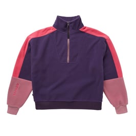 Mystic The Heat Zip Up Sweat Deep Purple