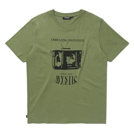 Mystic Broadcast Tee Dark Olive
