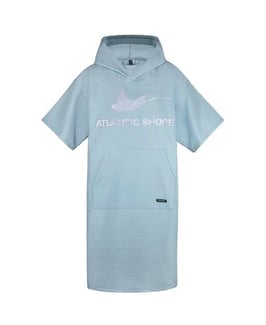Atlantic Shore Surf Poncho Travel Light Blue