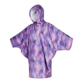 Mystic Poncho Women Black Purple