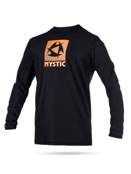 Mystic Star L/S Quickdry Black Yellow in S