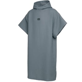 Mystic Poncho Waffle Tidal Blue