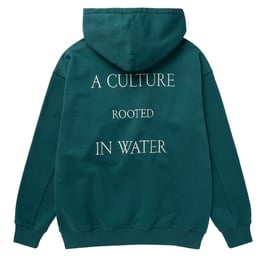 Mystic Rooted Hood Sweat Teal