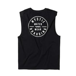 Mystic Boarding Sleeveless Tee Black