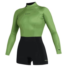 Mystic Lunar Longarm Shorty 2/2mm Bzip Women Soft Green