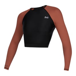 Mystic Diva L/S Crop Tee Rusty Red