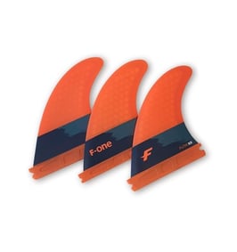 F-One Thruster Set Fin Flow M Papaya