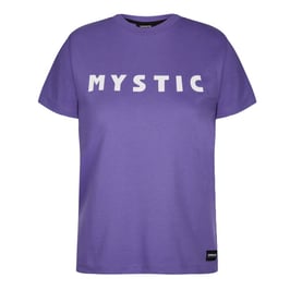 Mystic Brand Tee Women Big Logo Purple