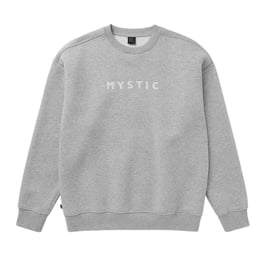 Mystic Brand Crew Sweater Light Grey
