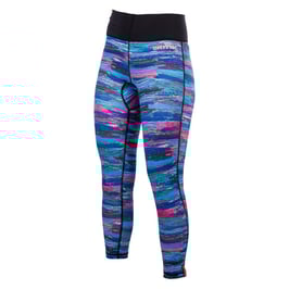 Mystic Dazzled Rashpants Women Purple Rainbow