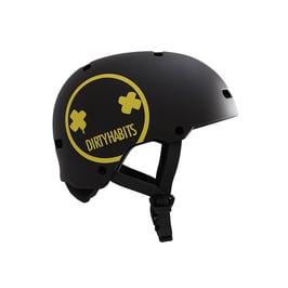 Mystic Vandal Pro Helmet Dirty Habits Black Yellow
