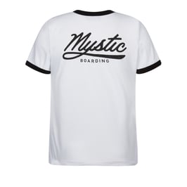 Mystic Classic Ringer Tee Women White in S