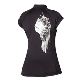 Mystic Diva Rash Vest S/S Black
