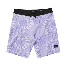 Mystic Tie Dye Performance Boardshort Pastel Lilac in 36