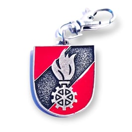 Original 3D Korpsschlüsselanhänger EMAIL mit Karabiner oder Schlüsselring