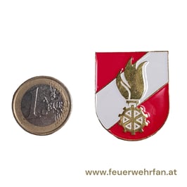 Original 3D EmailPIN E22 mit dem Korpsabzeichen der österreichischen Feuerwehr jetzt neu in 2 Größen