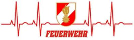 AUFKLEBER - Original Aufkleber AUSSEN - Mein Herz schlägt für die Feuerwehr "Korps"