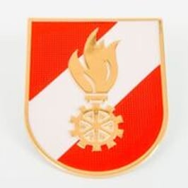 AUFKLEBER - Original 3D Korpsabzeichen Aufkleber der österreichischen Feuerwehr