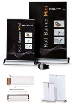 Tisch-Banner "Mini" inkl. Druck