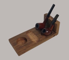 Pfeifen-Aschenbecher aus Weinfass-Dauben