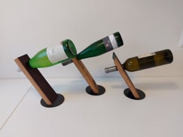 Einzelner Flaschenhalter aus Weinfass-Daube