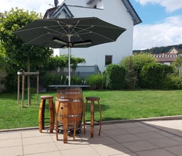 SOMMERGLÜCK - Tagsüber Schatten und Abends Ambiente