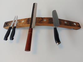Messerhalter-Unikat aus Bierfass-Daube magnetisch