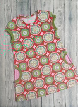 Jerseytunika mit Taschen