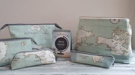 Bügelnecessaire "WELTKARTE"  XXL