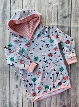 Kapuzzenpulli Waldtiere