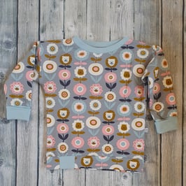 Oversize Pulli FLOWERS