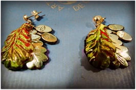 Pendientes Hoja de roble I