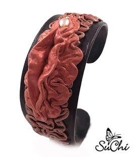 Lederen Armband Vagina