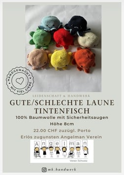 Gute/schlechte Laune Tintenfisch