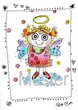 Klapp Karte Grösse A5