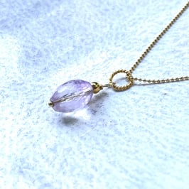 Kette Amethyst hell gold