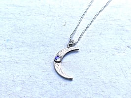 MOON MAGIC Kette Mond Mondstein Silber