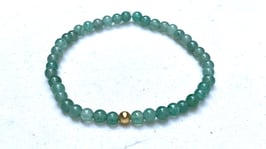 Armband Aventurin grün 4 mm